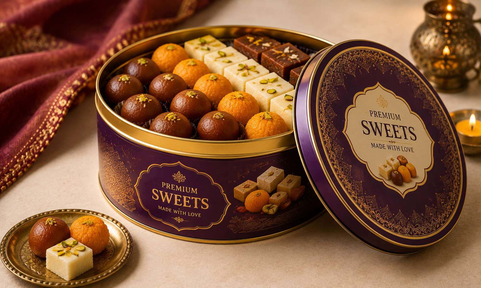 Sweets Tin Containers