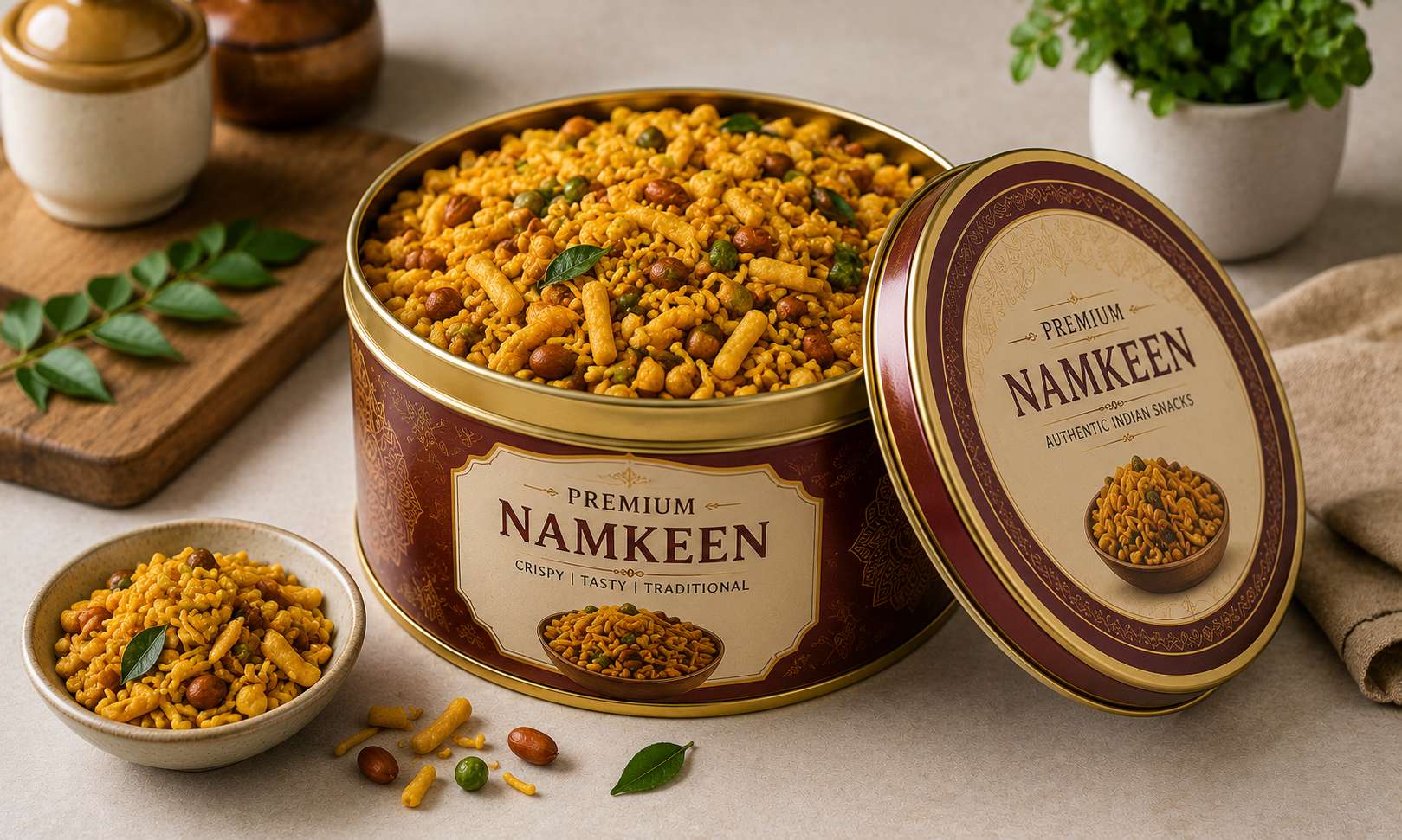 Namkeen Tin Containers