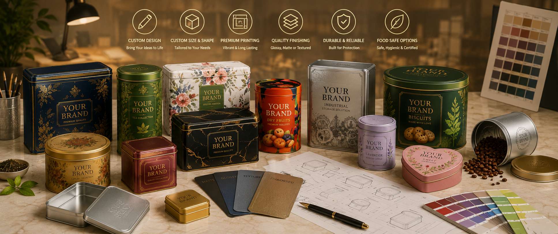 Custom Tin Containers