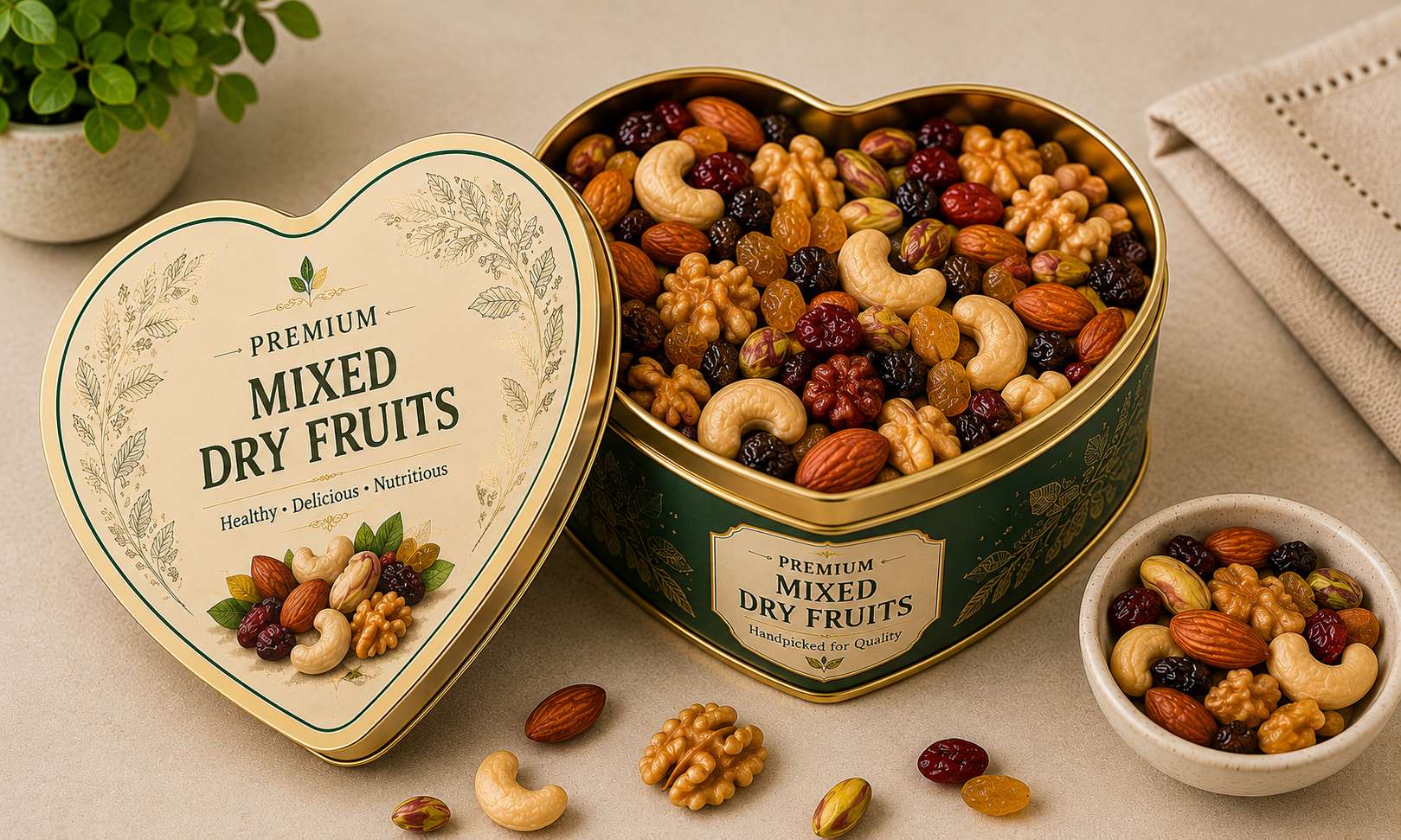 Dry Fruit Tin Containers