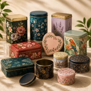 Printed Tin Containers